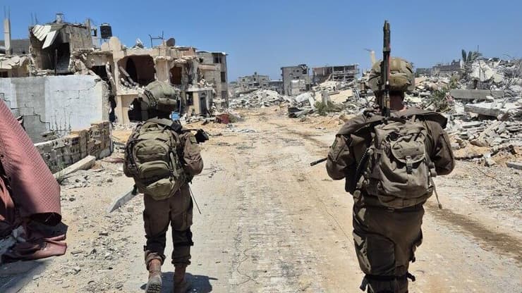 ליאור בן עמי עם סא"ל י', מג"ד נחשון של חטיבת כפיר