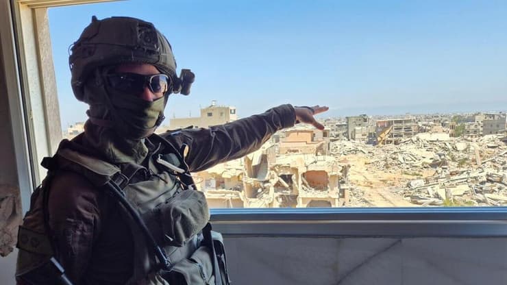 ליאור בן עמי עם סא"ל י', מג"ד נחשון של חטיבת כפיר