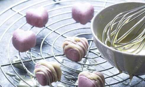  גלידוניות פרוזן יוגורט עם גנאש שוקולד