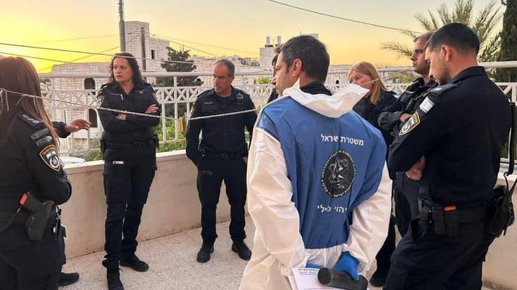 זירת הרצח במזרח ירושלים בה נרצחה ילדה בת 3 לפי החשד על ידי אביה