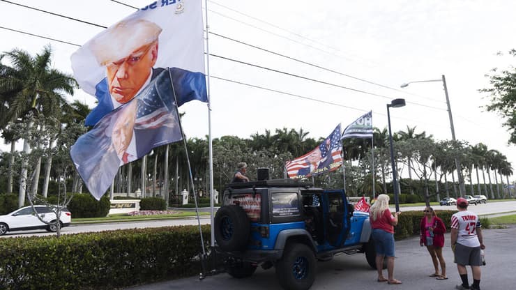 תומכי טראמפ בווסט פאלם ביץ'
