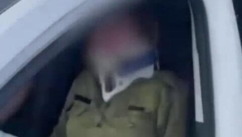 ק', קצינת רכב בקבע בבסיס חצור שנפצעה קשה בתאונת דרכים סמוך לבסיס