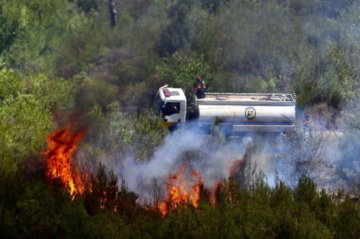 שריפה לטקיה סוריה