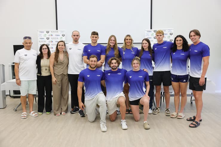 מסיבת עיתונאים איגוד השחייה 