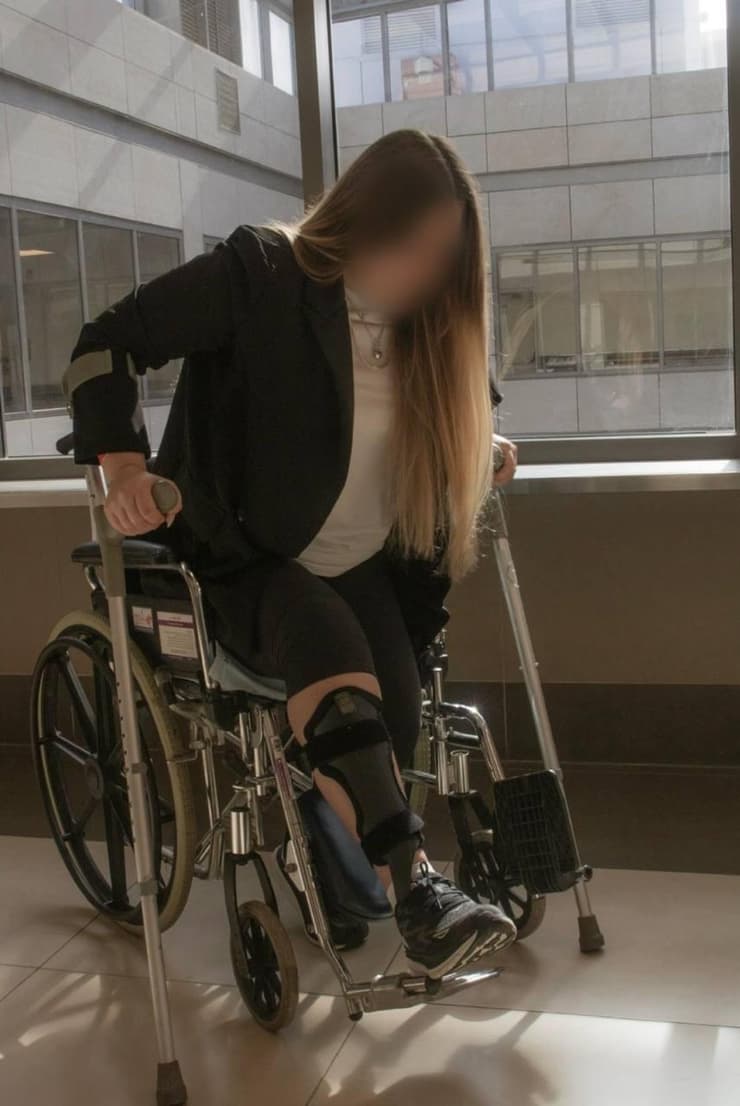 ק', קצינת רכב בקבע בבסיס חצור שנפצעה קשה בתאונת דרכים סמוך לבסיס