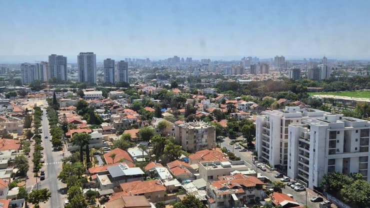 בנייה בגוש דן (צילום: אורי חודי ) בנייה בגוש דן