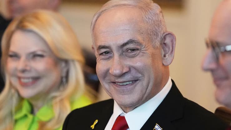 צילום: AP Photo/Alex Brandon פגישת נתניהו-טראמפ