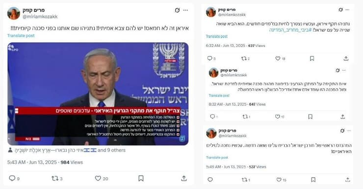 השפעת רשתות זרות ואיראניות 