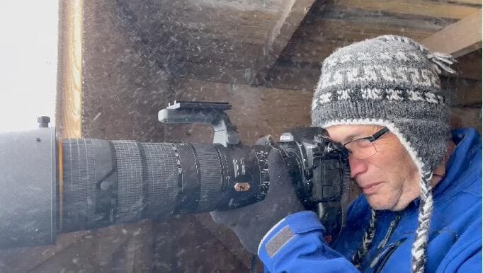 חיים ישראלי, מתוך מסתור צילום בשלג