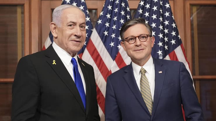 ראש הממשלה נתניהו בהצהרה לתקשורת לאחר הפגישה עם מייק ג'ונסון, יו"ר בית הנבחרים של ארה"ב