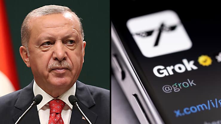 ארדואן ו"גרוק". העונש למקללי הנשיא: עד 4 שנות מאסר (צילום: רויטרס) נשיא טורקיה רג'פ טאיפ ארדואן גרוק