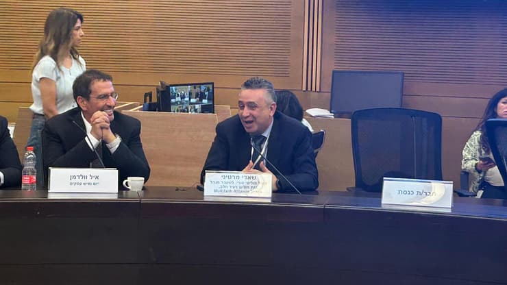 שאדי מרטיני – פעיל פוליטי סורי, בכנס השדולה לקידום הסדר ביטחוני אזורי בכנסת