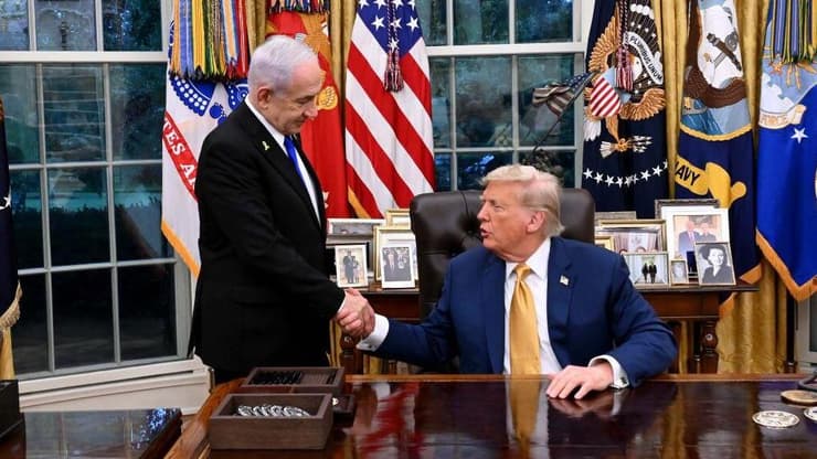 הפגישה השנייה בין נתניהו לטראמפ