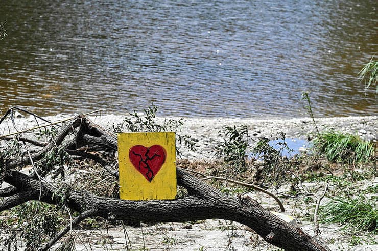 אזור אסון השיטפון בטקסס