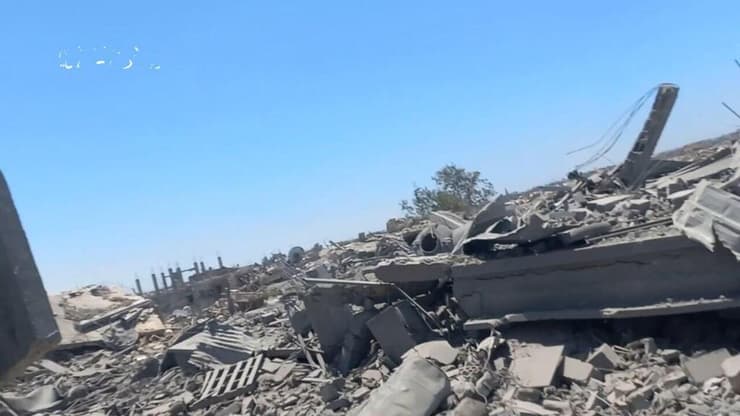 תיעוד מפשיטה שביצעו חמאס באזור עבסאן אל-כבירה מזרח חאן יונס