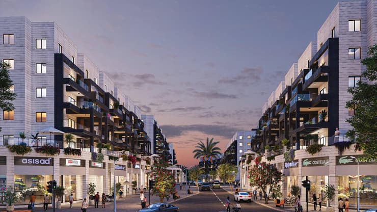 הדמיית פרויקט אבני חושן של החברות אבני דרך וברזאני ברמלה (צילום: רן צרפתי) הדמיית פרויקט אבני חושן של החברות אבני דרך וברזאני ברמלה