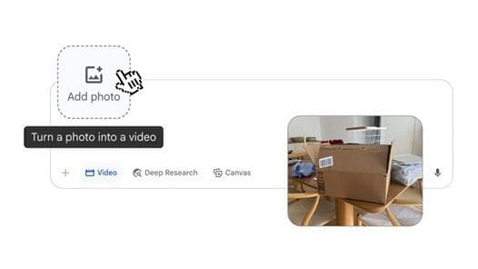 מוסיפים תמונה, פרומפט, ומקבלים סרטון בן 8 שניות