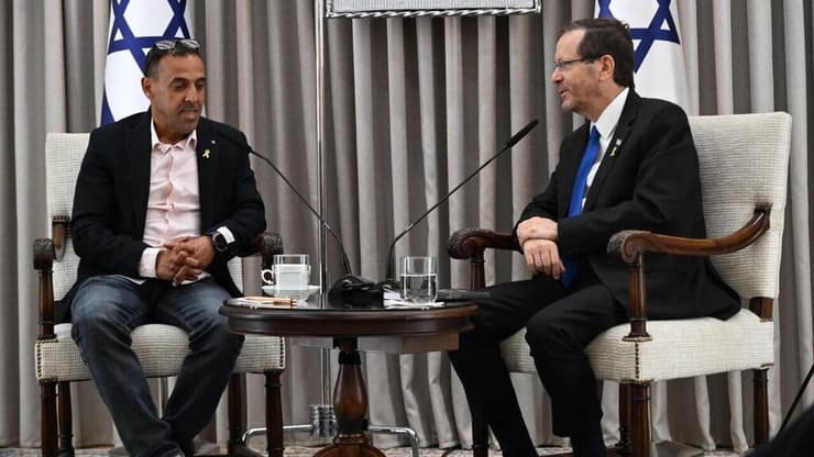 נשיא המדינה ואלי שרעבי (צילום: דוברות הנשיא) נשיא המדינה ואלי שרעבי