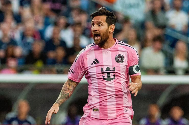 צמד מנצח. מסי (צילום: Joseph Prezioso / AFP) ליאו מסי