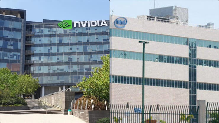 משרדי אינטל ואנבידיה בישראל (צילומים: הרצל יוסף, באדיבות אנבידיה ישראל) משרדי אינטל ואנבידיה בישראל