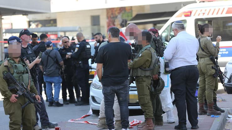 זירת הפיגוע בגוש עציון