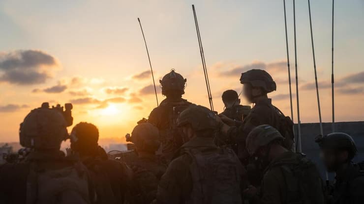 פעילות הכוחות ברצועת עזה (צילום: דובר צה"ל) פעילות הכוחות ברצועת עזה