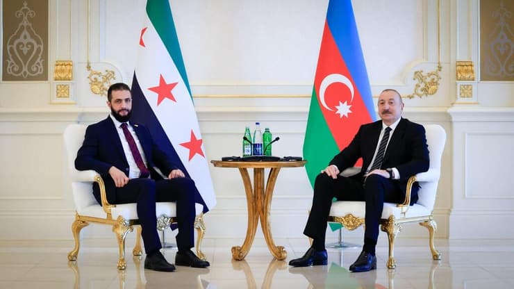 נשיא אזרבייג'ן, אילהם אלייב, עם אבו מוחמד אל ג'ולאני