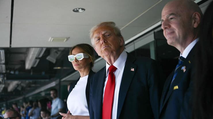 ג'אני אינפנטינו ודונלנד טראמפ בגמר גביע העולם למועדונים