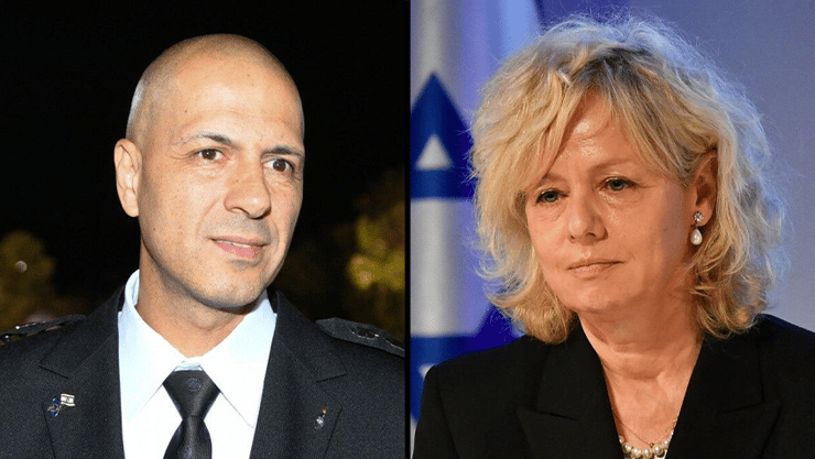 היועמ"שית גלי בהרב מיארה ינציב שב"ס קובי יעקובי (צילום: יואב דודקביץ, רפי קוץ) גלי בהרב מיארה היועמ"שית ו קובי יעקובי נציב שירות בתי הסוהר