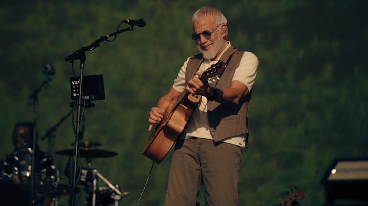 קאט סטיבנס/יוסוף איסלאם בהופעה בהייד פארק בלונדון (צילום: @ISHASHAHPHOTOGRAPHY) קאט סטיבנס/יוסוף אסלאם בהופעה בהייד פארק בלונדון