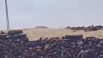 ירי בזמן חלוקת מזון ברצועת עזה