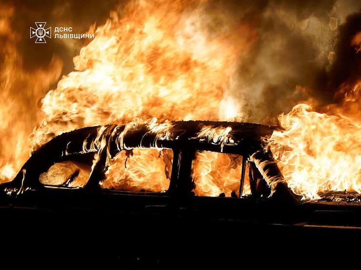 מתקפה של רוסיה על אוקראינה לבוב 12 ביולי