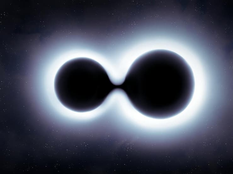 הדמיית מיזוג חורים שחורים