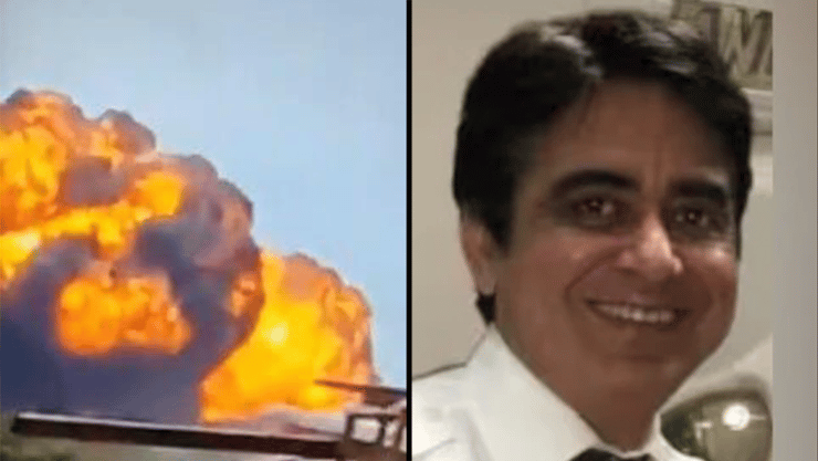 תיעוד רגע ההתרסקות של מטוס חברת אייר אינדיה