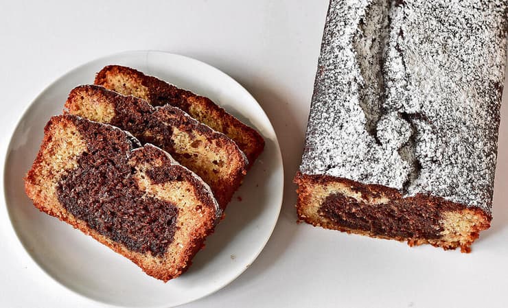 עוגת שיש בננות, שוקולד וקוקוס yk14424244