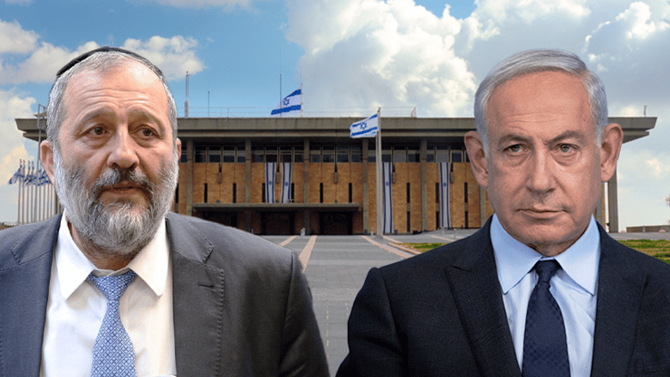 נתניהו ודרעי. גם סבלנותו של יו"ר ש"ס פקעה 