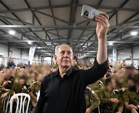 ראש הממשלה נתניהו בחטיבת חשמונאים