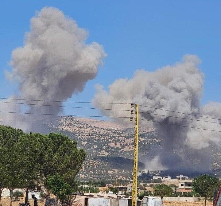 תקיפות באזור אל-בקאע בלבנון