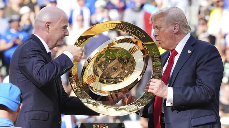 דונלנד טראמפ ג'אני אינפנטינו גביע העולם למועדונים
