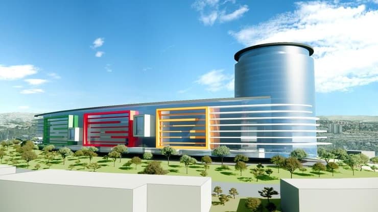 כך ייראה בית החולים הציבורי החדש שיוקם בקריית אתא (צילום הדמיה: לויטון שומני אדריכלים) בית החולים הציבורי החדש שיוקם בקריית אתא