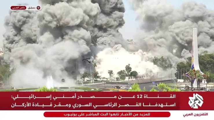  תיעוד מרגעי התקיפה בדמשק