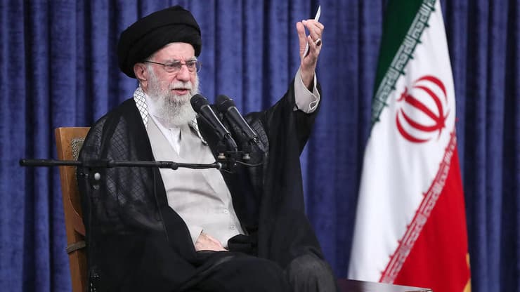 המנהיג העליון של איראן עלי חמינאי 16 ביולי נאום טהרן