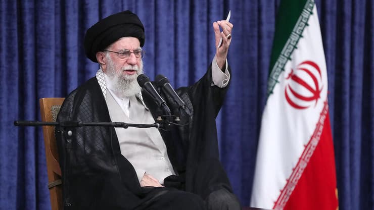 המנהיג העליון של איראן עלי חמינאי 16 ביולי נאום טהרן