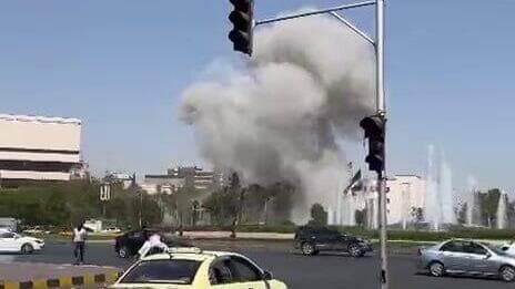 תיעוד מאזור התקיפה הישראלית בדמשק