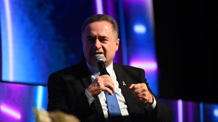 שר הביטחון כ"ץ (צילום: יאיר שגיא) ישראל כ"ץ בועידת השלטון המקומי