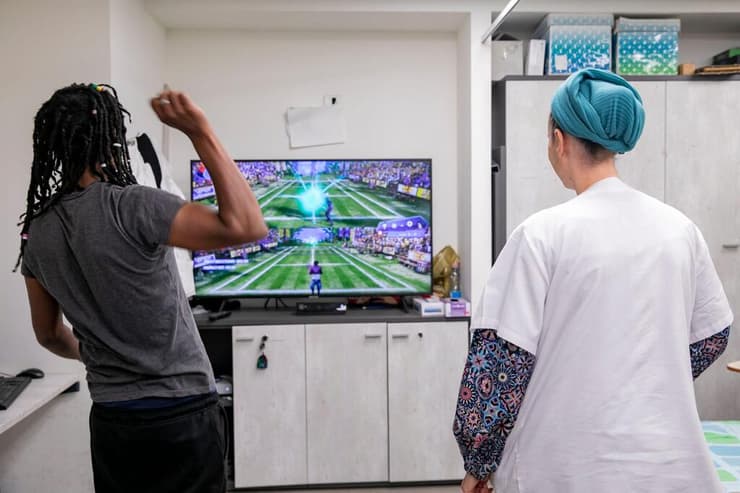 "החבר'ה כאן מדהימים". מרכז שערים לטיפול בפוסט-טראומה (צילום: יעל אילן) מרכז שערים בבית החולים רעות לשיקום מפוסט טראומה