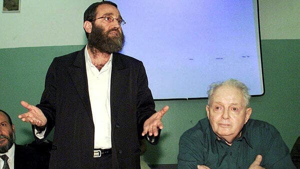 גפני יחד עם טומי לפיד ז"ל. ותיק חברי הכנסת
