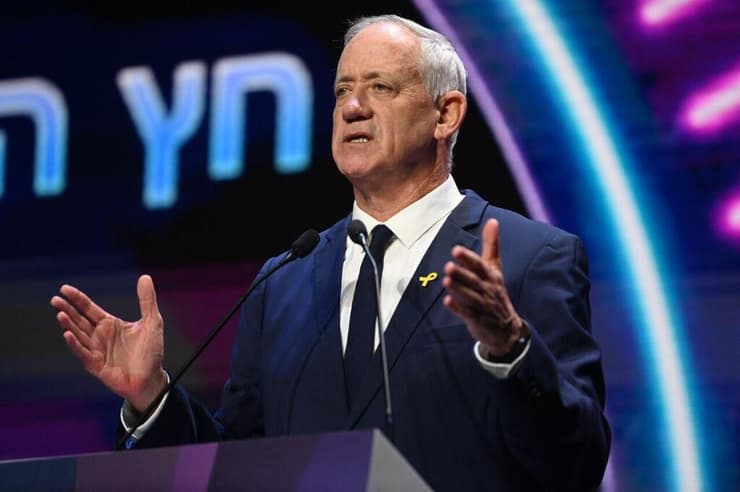 בני גנץ בועידת השלטון המקומי