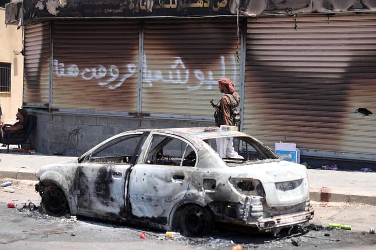 לוחמים בדואים ב א-סווידא סווידא מעוז הדרוזים דרוזים ב סוריה