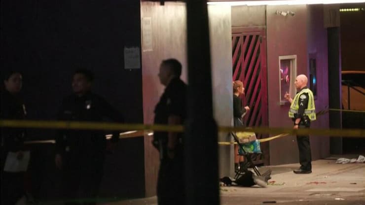 הזירה בהוליווד שבה נפצעו כ-28 אנשים מדריסה